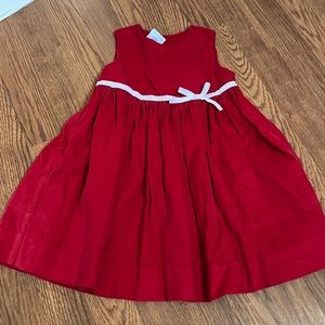 Bella Bliss size 2 girls red corduroy dress.